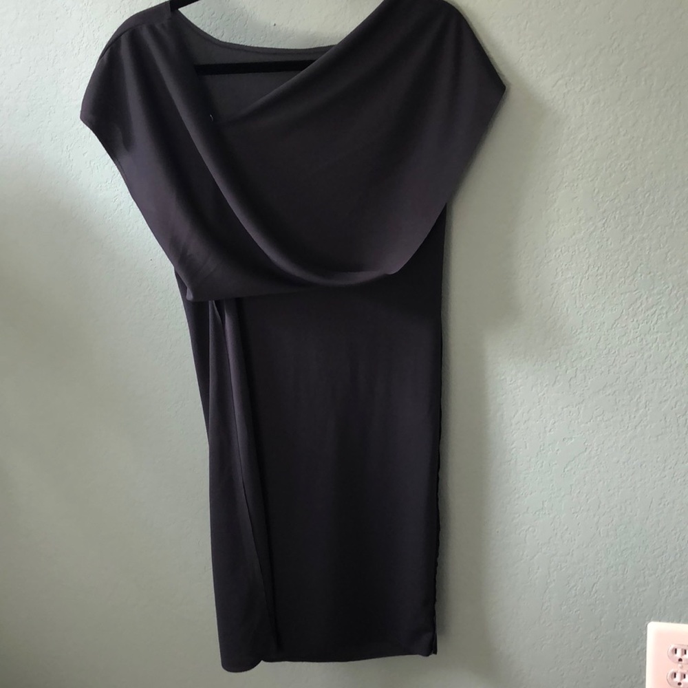 Grey/blue sheath dress